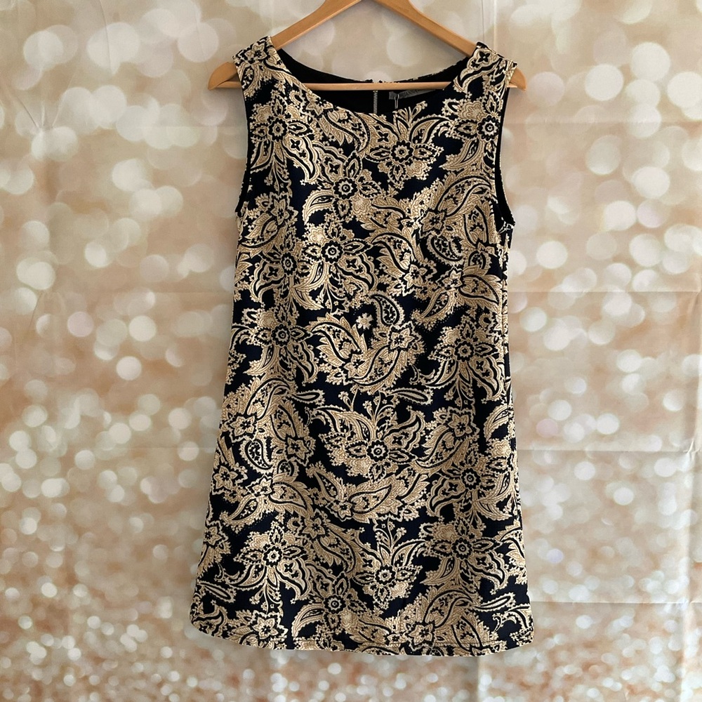 Arianna By Howard’s Black & Gold Dress